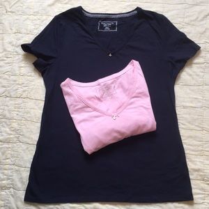 Two Nautica Sleep Shirts